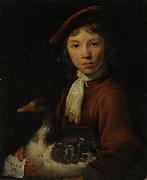 Jacob Gerritsz Cuyp A Boy with a Goose Sweden oil painting artist